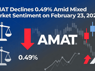 AMAT Declines 0.49% Amid Mixed Market Sentiment on February 23, 2026