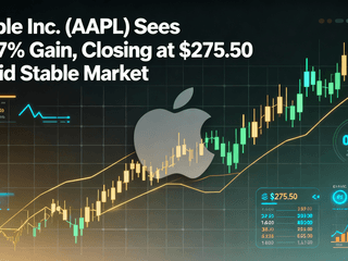 Apple Inc. (AAPL) Sees 0.67% Gain, Closing at $275.50 Amid Stable Market
