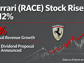 Ferrari (RACE) Stock Rises 0.12% as Annual Report Shows 7% Revenue Growth and Dividend Proposal Announced