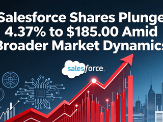 Salesforce Shares Plunge 4.37% to $185.00 Amid Broader Market Dynamics