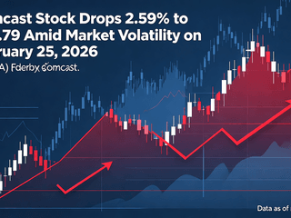 Comcast Stock Drops 2.59% to $30.79 Amid Market Volatility on February 25, 2026