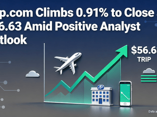 Trip.com Climbs 0.91% to Close at $56.63 Amid Positive Analyst Outlook