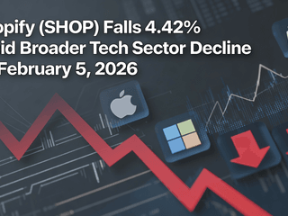 Shopify (SHOP) Falls 4.42% Amid Broader Tech Sector Decline on February 5, 2026