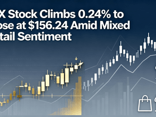 TJX Stock Climbs 0.24% to Close at $156.24 Amid Mixed Retail Sentiment