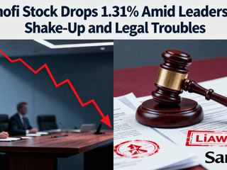 Sanofi Stock Drops 1.31% Amid Leadership Shake-Up and Legal Troubles