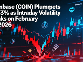 Coinbase (COIN) Plummets 5.73% as Intraday Volatility Peaks on February 11, 2026