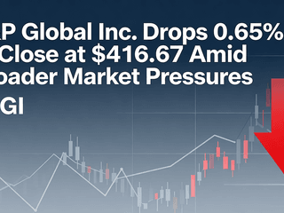S&P Global Inc. Drops 0.65% to Close at $416.67 Amid Broader Market Pressures