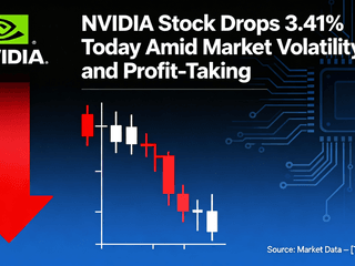 NVIDIA Stock Drops 3.41% Today Amid Market Volatility and Profit-Taking