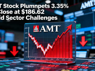 AMT Stock Plummets 3.35% to Close at $186.62 Amid Sector Challenges