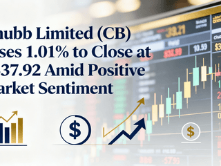 Chubb Limited (CB) Rises 1.01% to Close at $337.92 Amid Positive Market Sentiment