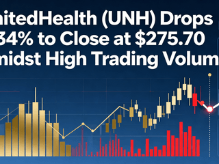 UnitedHealth (UNH) Drops 0.34% to Close at $275.70 Amidst High Trading Volume