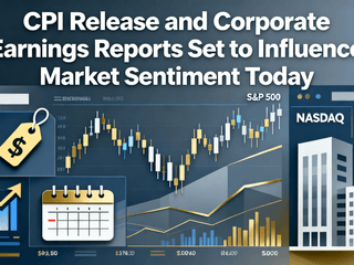 CPI Release and Corporate Earnings Reports Set to Influence Market Sentiment Today