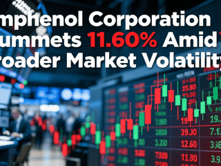Amphenol Corporation Plummets 11.60% Amid Broader Market Volatility