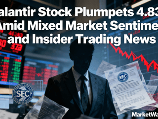 Palantir Stock Plummets 4.83% Amid Mixed Market Sentiment and Insider Trading News