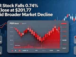 PGR Stock Falls 0.74% to Close at $201.77 Amid Broader Market Decline