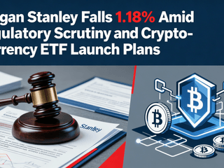 Morgan Stanley Falls 1.18% Amid Regulatory Scrutiny and Cryptocurrency ETF Launch Plans