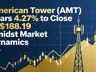 American Tower (AMT) Soars 4.27% to Close at $188.19 Amidst Market Dynamics