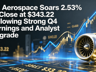 GE Aerospace Soars 2.53% to Close at $343.22 Following Strong Q4 Earnings and Analyst Upgrade