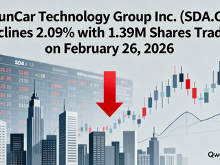 SunCar Technology Group Inc. (SDA.O) Declines 2.09% with 1.39M Shares Traded on February 26, 2026