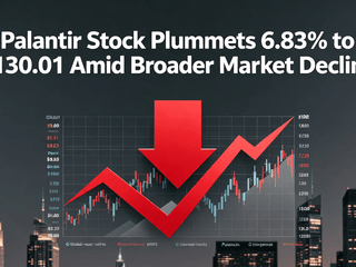 Palantir Stock Plummets 6.83% to $130.01 Amid Broader Market Decline