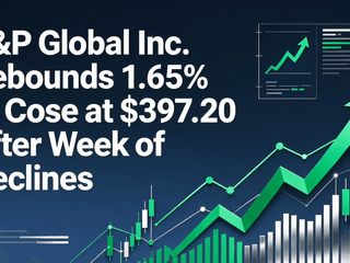 S&P Global Inc. Rebounds 1.65% to Close at $397.20 After Week of Declines