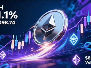 ETH Climbs 1.1% to Close at $2,098.74 Amid Increased Trading Volume of $8.47 Billion