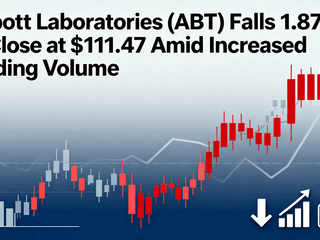 Abbott Laboratories (ABT) Falls 1.87% to Close at $111.47 Amid Increased Trading Volume