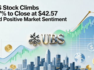 UBS Stock Climbs 0.57% to Close at $42.57 Amid Positive Market Sentiment