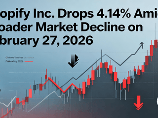 Shopify Inc. Drops 4.14% Amid Broader Market Decline on February 27, 2026