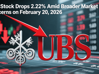 UBS Stock Drops 2.22% Amid Broader Market Concerns on February 20, 2026
