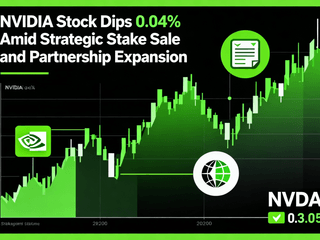 NVIDIA Stock Dips 0.04% Amid Strategic Stake Sale and Partnership Expansion