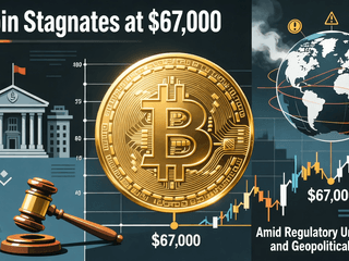 Bitcoin Stagnates at $67,000 Amid Regulatory Uncertainty and Geopolitical Tensions