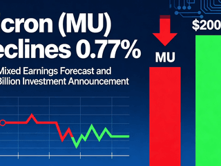 Micron (MU) Declines 0.77% Amid Mixed Earnings Forecast and $200 Billion Investment Announcement