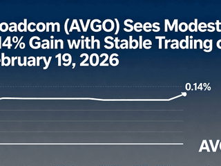 Broadcom (AVGO) Sees Modest 0.14% Gain with Stable Trading on February 19, 2026