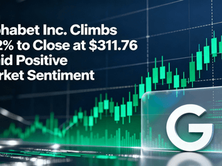 Alphabet Inc. Climbs 1.42% to Close at $311.76 Amid Positive Market Sentiment