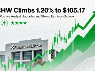 SCHW Climbs 1.20% to $105.17 Amid Positive Analyst Upgrades and Strong Earnings Outlook