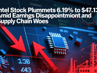 Intel Stock Plummets 6.19% to $47.13 Amid Earnings Disappointment and Supply Chain Woes