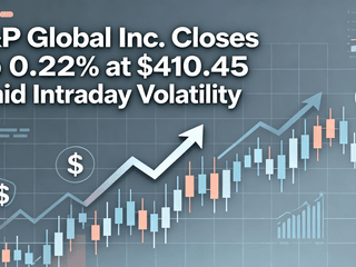 S&P Global Inc. Closes Up 0.22% at $410.45 Amid Intraday Volatility