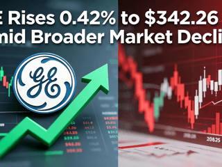 GE Rises 0.42% to $342.26 Amid Broader Market Decline
