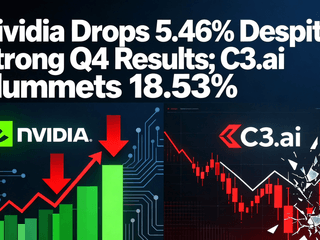 Nvidia Drops 5.46% Despite Strong Q4 Results; C3.ai Plummets 18.53%