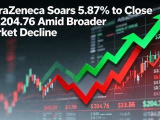 AstraZeneca Soars 5.87% to Close at $204.76 Amid Broader Market Decline