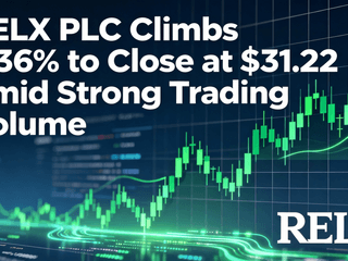 RELX PLC Climbs 2.36% to Close at $31.22 Amid Strong Trading Volume