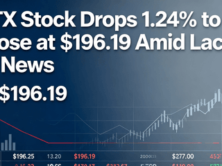 RTX Stock Drops 1.24% to Close at $196.19 Amid Lack of News