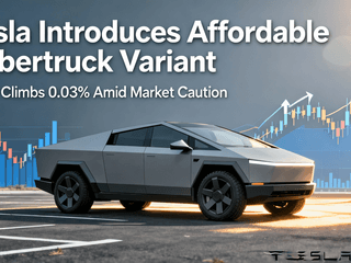 Tesla Introduces Affordable Cybertruck Variant, Stock Climbs 0.03% Amid Market Caution