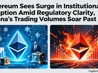 Ethereum Sees Surge in Institutional Adoption Amid Regulatory Clarity, Solana's Trading Volumes Soar Past ETH