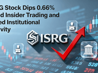 ISRG Stock Dips 0.66% Amid Insider Trading and Mixed Institutional Activity