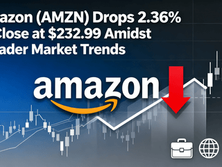 Amazon (AMZN) Drops 2.36% to Close at $232.99 Amidst Broader Market Trends
