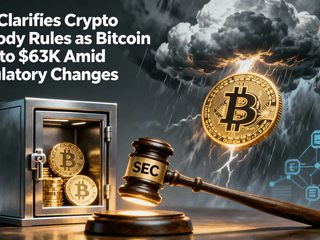 SEC Clarifies Crypto Custody Rules as Bitcoin Dips to $63K Amid Regulatory Changes