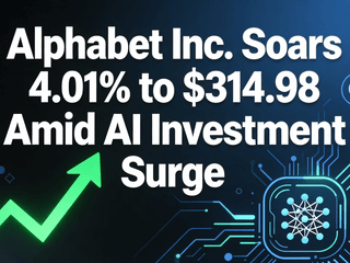 Alphabet Inc. Soars 4.01% to $314.98 Amid AI Investment Surge