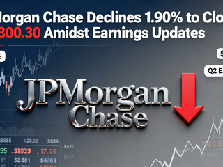 JPMorgan Chase Declines 1.90% to Close at $300.30 Amidst Earnings Updates